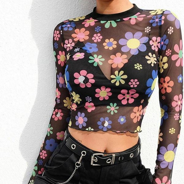 women sparkle mesh sheer colorful flower print see through long sleeve crop glitter blouse shirt clubwear black, White
women sparkle mesh sheer colorful flower print see through long sleeve crop glitter blouse shirt clubwear black, White