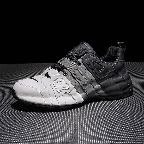 blackened ninja thick soled minority function contrast color sports casual men's trendy dad breathable jogging shoes, Black
blackened ninja thick soled minority function contrast color sports casual men's trendy dad breathable jogging shoes, Black