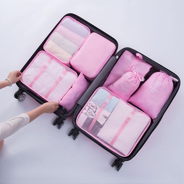 lager capacity foldable polyester bag clothes organizer eight-piece travel storage bag set
lager capacity foldable polyester bag clothes organizer eight-piece travel storage bag set