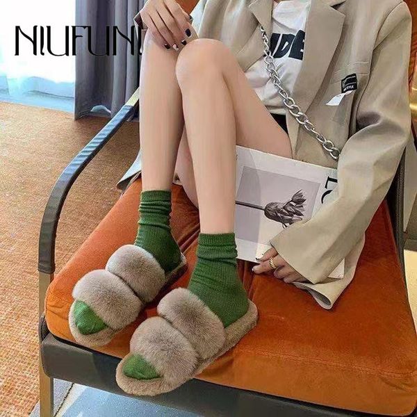 slippers autumn winter soft wool flats slip-on open toe hollow outdoor cotton simple fur muller shoes, Black
slippers autumn winter soft wool flats slip-on open toe hollow outdoor cotton simple fur muller shoes, Black