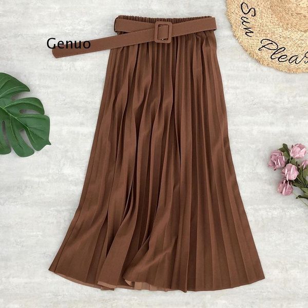 skirts fashion a-line women pleated skirt stripe loose color with belt elegant british style autumn winter 2021, Black
skirts fashion a-line women pleated skirt stripe loose color with belt elegant british style autumn winter 2021, Black