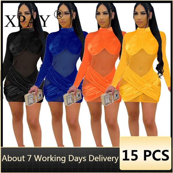casual dresses wholesale bulk items lots elegant for women fall mesh patchwork half high collar bodycon mini dress fashion x7692-1, Black;gray
casual dresses wholesale bulk items lots elegant for women fall mesh patchwork half high collar bodycon mini dress fashion x7692-1, Black;gray