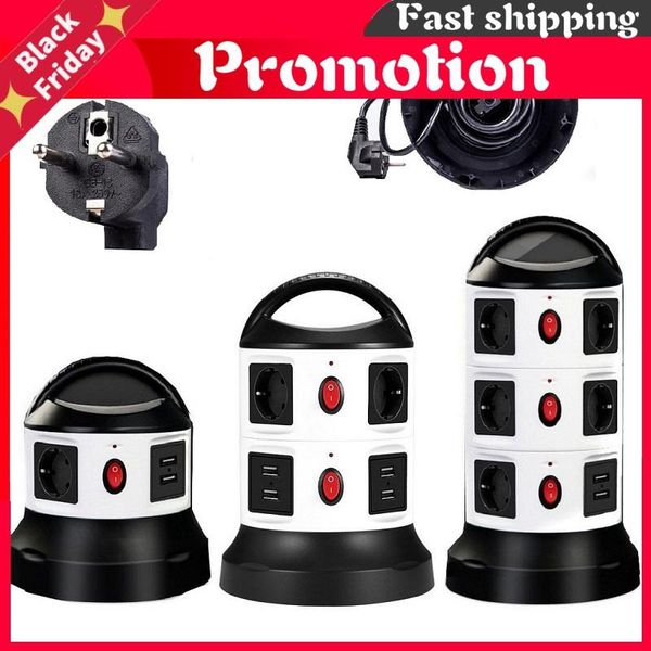 smart power plugs vertical tower type strip overload protection multi-sockets 3/7/11 eu ac outlets 2usb ports extension socket plug
smart power plugs vertical tower type strip overload protection multi-sockets 3/7/11 eu ac outlets 2usb ports extension socket plug