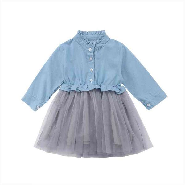 cute kid baby girl casual dresses long sleeve denim patchwork tutu tulle princess party sleeveless dress 1-6y, Red;yellow
cute kid baby girl casual dresses long sleeve denim patchwork tutu tulle princess party sleeveless dress 1-6y, Red;yellow