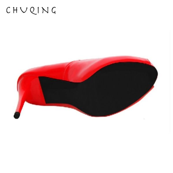 chuqing fashion simple ultra high heel waterproof platform patent leather slim high heels, Black
chuqing fashion simple ultra high heel waterproof platform patent leather slim high heels, Black