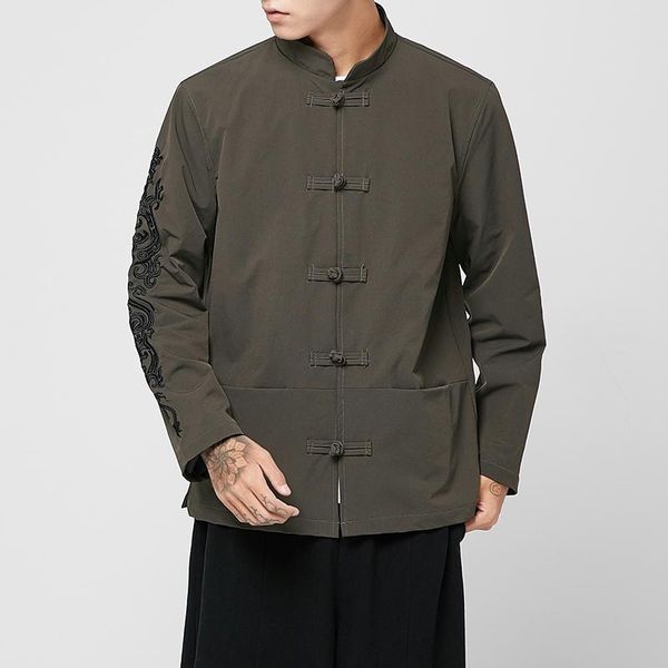 men's jackets nice men cotton linen jacket mens chinese style hanfu male traditional coats oriental outwear m-5xl, Black;brown
men's jackets nice men cotton linen jacket mens chinese style hanfu male traditional coats oriental outwear m-5xl, Black;brown