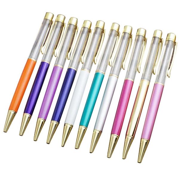 ballpoint pens 10pcs 1.0mm diy empty tube pen metal no oil gold clip foil copper colorful self-filling powder quicksand, Blue;orange
ballpoint pens 10pcs 1.0mm diy empty tube pen metal no oil gold clip foil copper colorful self-filling powder quicksand, Blue;orange
