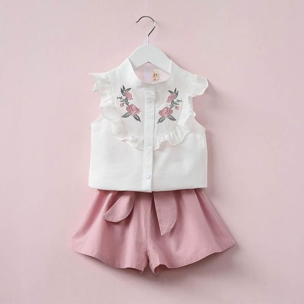 clothing sets 2-6t summer skirt suit korean baby girls set children heart shirt+bow shorts 2pcs kids embroidered roses, White
clothing sets 2-6t summer skirt suit korean baby girls set children heart shirt+bow shorts 2pcs kids embroidered roses, White