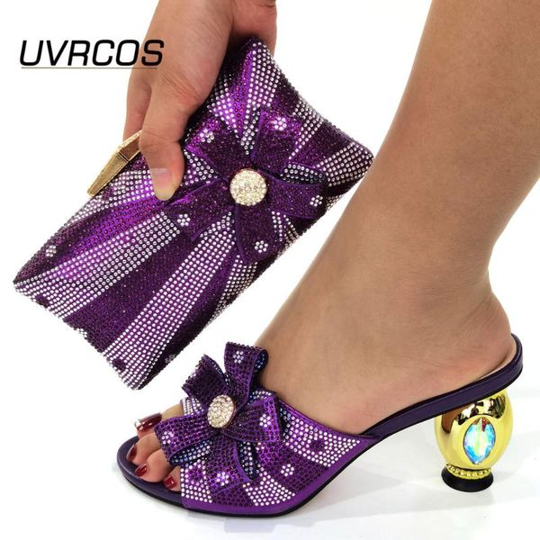 dress shoes purple nice design italian slipper with bag set latest rhinestone african women high heels and bags for party, Black
dress shoes purple nice design italian slipper with bag set latest rhinestone african women high heels and bags for party, Black