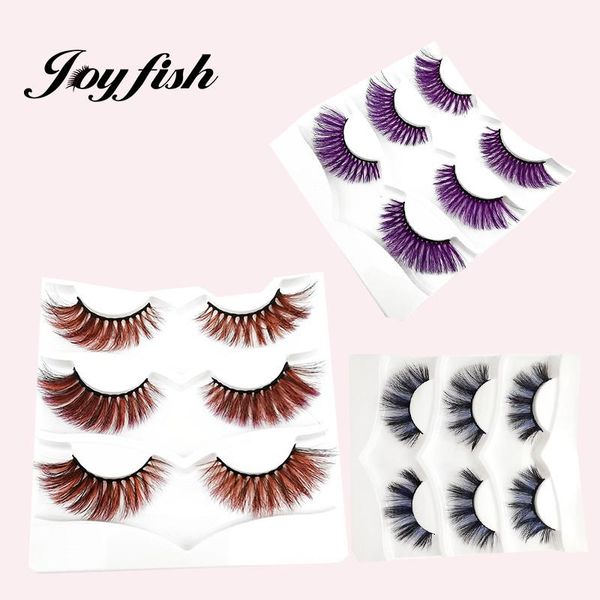 false eyelashes 3 pairs colored mink long strip eye extension cosplay purple green stage lashes vendors
false eyelashes 3 pairs colored mink long strip eye extension cosplay purple green stage lashes vendors