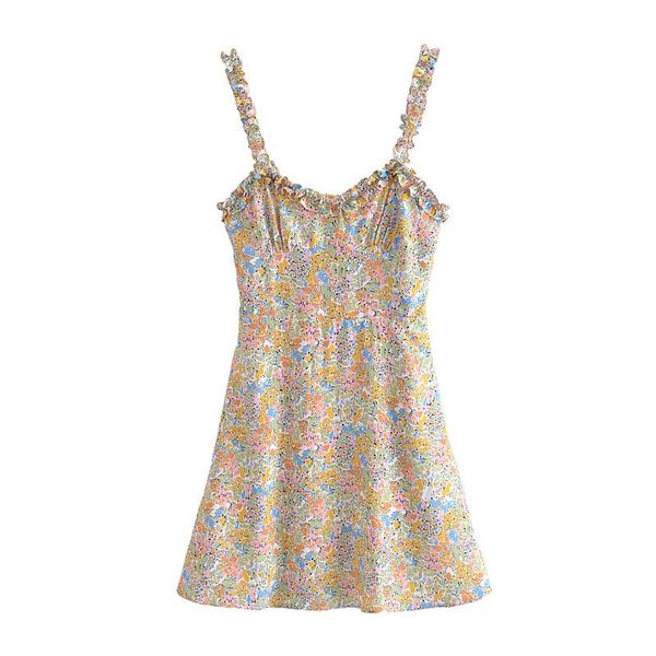 casual dresses summer vintage floral printed mini dress chic a line spaghetti strap lady sleeveless backless beach party sundress, Black;gray
casual dresses summer vintage floral printed mini dress chic a line spaghetti strap lady sleeveless backless beach party sundress, Black;gray