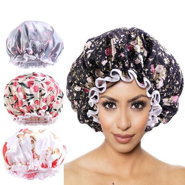 beanie/skull caps european and american large satin shower cap solid color pe lined waterproof beauty home hair restraint, Blue;gray
beanie/skull caps european and american large satin shower cap solid color pe lined waterproof beauty home hair restraint, Blue;gray
