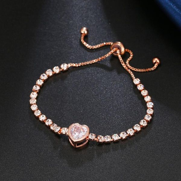charm bracelets adjustable heart rose bracelet for women flower gold silver color cubic zirconia bangles femme wedding jewelry, Golden;silver
charm bracelets adjustable heart rose bracelet for women flower gold silver color cubic zirconia bangles femme wedding jewelry, Golden;silver