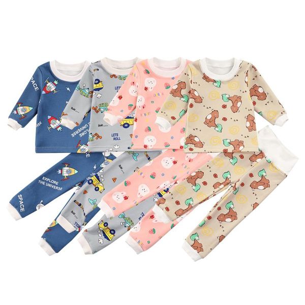 pajamas 4 style kids baby 2pcs pajama sets boy girl cartoon printed pattern elastic waist pants spring autumn nightwear homewear, Blue;red
pajamas 4 style kids baby 2pcs pajama sets boy girl cartoon printed pattern elastic waist pants spring autumn nightwear homewear, Blue;red