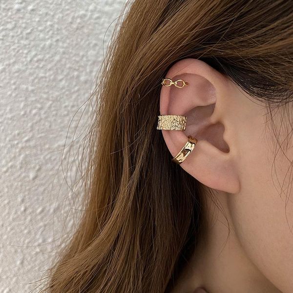 hoop huggie fashion 3 pcs ear cuff clip earrings no piercing vintage metal cuffs fake cartilage for women jewelry, Golden;silver
hoop huggie fashion 3 pcs ear cuff clip earrings no piercing vintage metal cuffs fake cartilage for women jewelry, Golden;silver