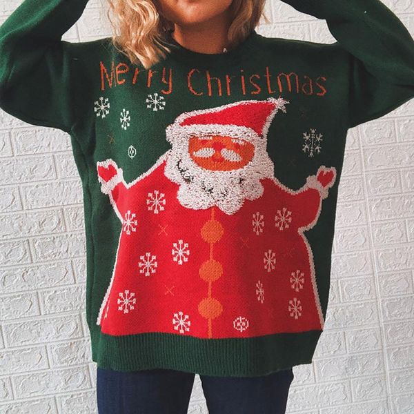 women's sweaters christmas women sweater santa claus printing long sleeve o-neck knitting pullover thick jumper knitwear xmas, White;black
women's sweaters christmas women sweater santa claus printing long sleeve o-neck knitting pullover thick jumper knitwear xmas, White;black