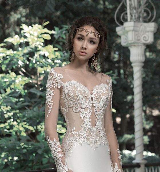 modest 2021 new satin v-neckline mermaid wedding es with lace appliques sheer illusion back bridal gowns 5ljf, White
modest 2021 new satin v-neckline mermaid wedding es with lace appliques sheer illusion back bridal gowns 5ljf, White