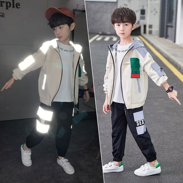 New Kids Boys Clothing Set Children luminous Hoodie Jackets + Pants Set 4 6 8 10 12 14 15 Years Kids Clothes Boy Casual Suits, Green
New Kids Boys Clothing Set Children luminous Hoodie Jackets + Pants Set 4 6 8 10 12 14 15 Years Kids Clothes Boy Casual Suits, Green