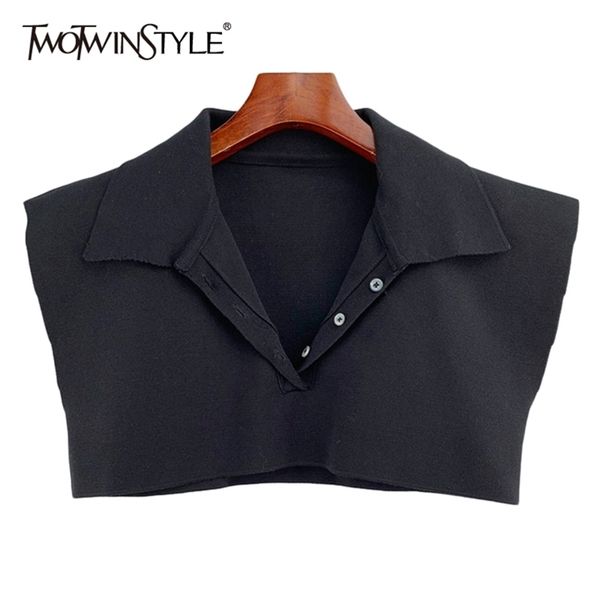twotyle knitted short for women lapel sleeveless casual solid shawl female fashionable clothing spring 210812, White;black
twotyle knitted short for women lapel sleeveless casual solid shawl female fashionable clothing spring 210812, White;black
