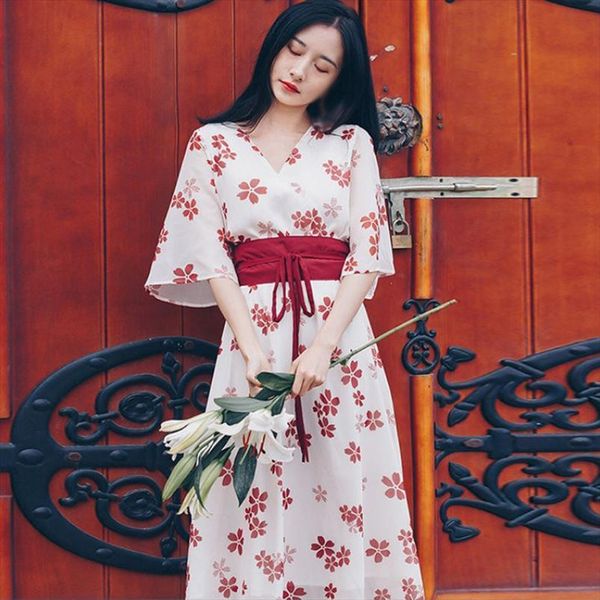 retro floral cross women dress v neck lace up slim long vestido summer elegant chiffon short sleeve dresses femme, Black;gray
retro floral cross women dress v neck lace up slim long vestido summer elegant chiffon short sleeve dresses femme, Black;gray