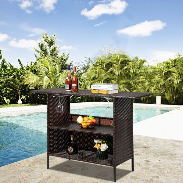 outdoor rattan wicker bar table coffee table garden patio furniture w/cup holder us in stock
outdoor rattan wicker bar table coffee table garden patio furniture w/cup holder us in stock