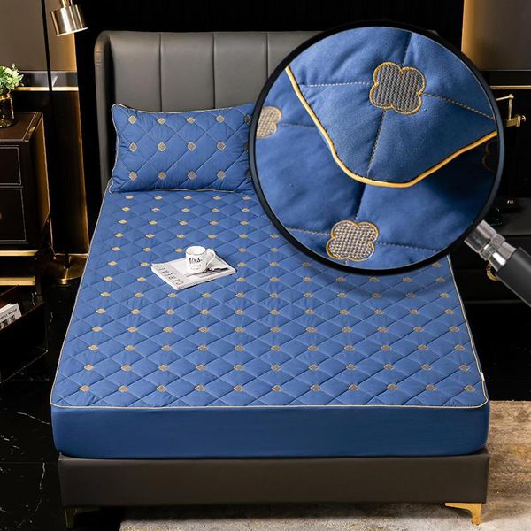 sheets & sets embroidered bed fitted sheet style non-slip mattress cover protection mat pad quilted queen bedding double king full
sheets & sets embroidered bed fitted sheet style non-slip mattress cover protection mat pad quilted queen bedding double king full