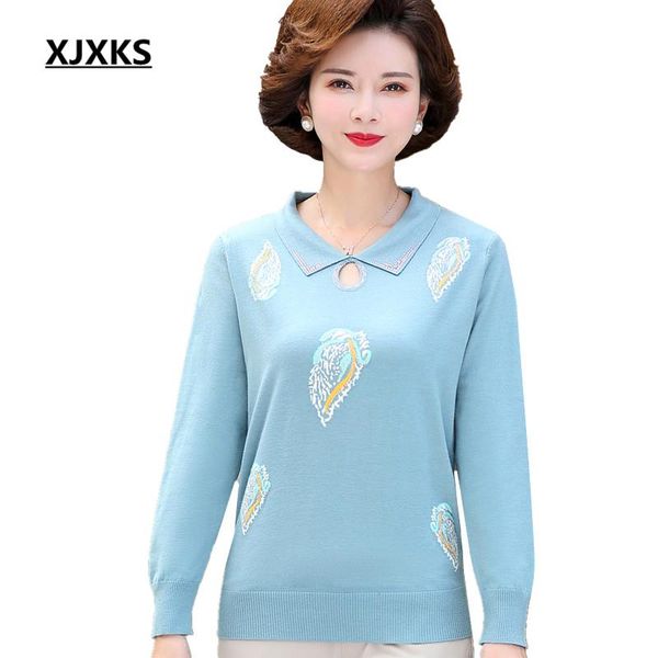 women's sweaters xjxks 2021 autumn winter wool knitted sweater women pullover fashion diamond lapel, White;black
women's sweaters xjxks 2021 autumn winter wool knitted sweater women pullover fashion diamond lapel, White;black