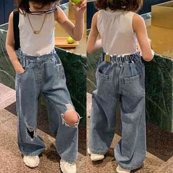 spring summer autumn girls cool hole jeans pant baby kids children denim trousers, Blue
spring summer autumn girls cool hole jeans pant baby kids children denim trousers, Blue