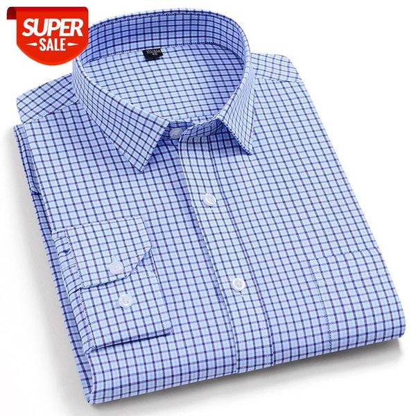 quality 100% cotton plaid male smart casual shirts fashion long sleeve turn down collar comfortable men apparel #us97, White;black
quality 100% cotton plaid male smart casual shirts fashion long sleeve turn down collar comfortable men apparel #us97, White;black