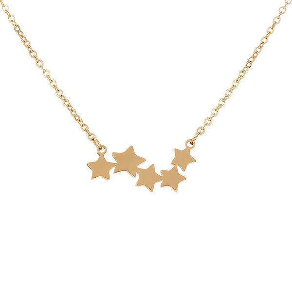 pendant necklaces ladies five-pointed star temperament polygonal necklace, Silver
pendant necklaces ladies five-pointed star temperament polygonal necklace, Silver