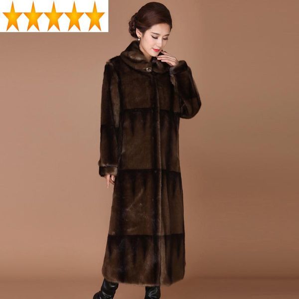 women's fur & faux plus size long winter coat women clothes 2021 jackets coats womens clothing casaco feminino kj282, Black
women's fur & faux plus size long winter coat women clothes 2021 jackets coats womens clothing casaco feminino kj282, Black