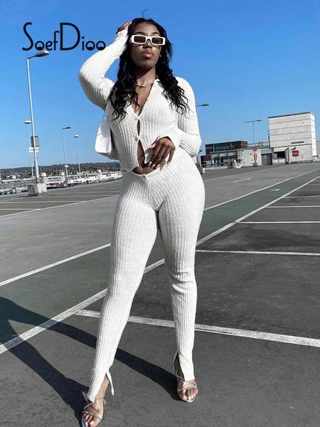 women's two piece pants soefdioo collar long sleeve single breasted and pencil set women autumn 2021 casual fashion streetwear, White
women's two piece pants soefdioo collar long sleeve single breasted and pencil set women autumn 2021 casual fashion streetwear, White