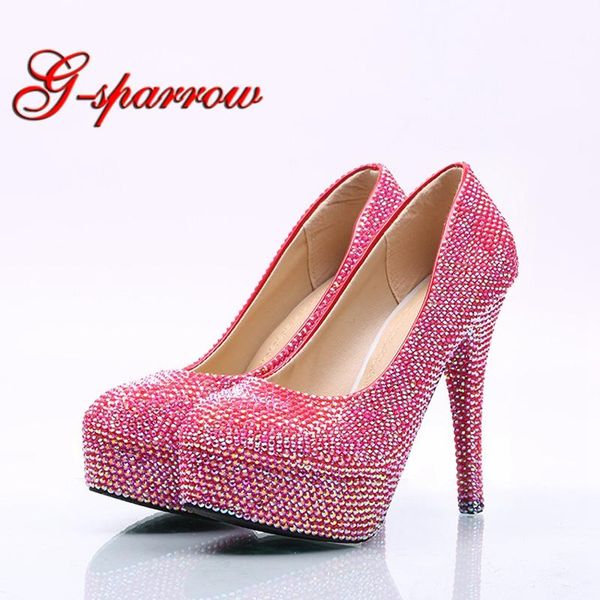 dress shoes crystal bride pink ab rhinestone wedding pumps super high heel princess beautiful ceremony platforms, Black
dress shoes crystal bride pink ab rhinestone wedding pumps super high heel princess beautiful ceremony platforms, Black