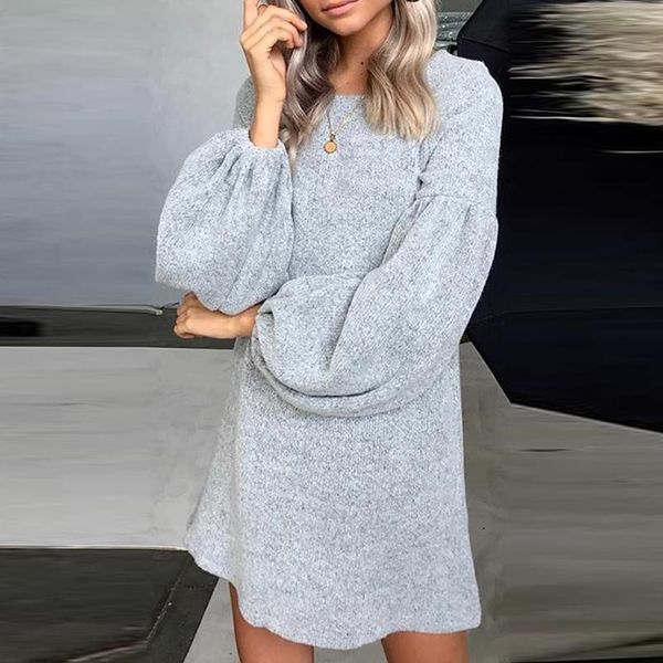 puff sleeves women's dress autumn casual o neck long sleeves a line dress streetwear female solid color, Black;gray
puff sleeves women's dress autumn casual o neck long sleeves a line dress streetwear female solid color, Black;gray