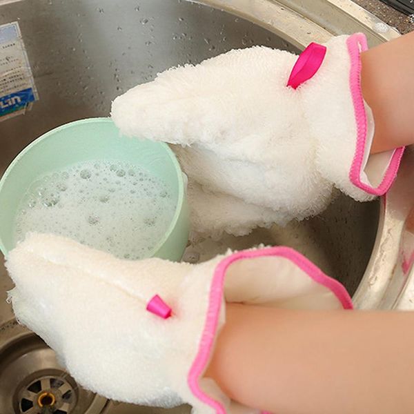 disposable gloves 1pc thick durable convenient scrub brush household cleaning bamboo fiber waterproof dishwashing magic 
disposable gloves 1pc thick durable convenient scrub brush household cleaning bamboo fiber waterproof dishwashing magic