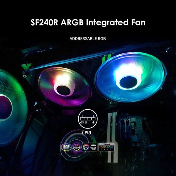 fans & coolings sf240r argb cooler master dual fan heat sink addressable rgb cooling radiator for office caring computer supplies
fans & coolings sf240r argb cooler master dual fan heat sink addressable rgb cooling radiator for office caring computer supplies