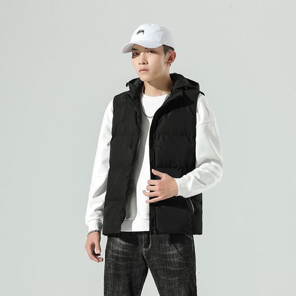 men's autumn winter korean fashion stand collar down cotton padded suit slim and thick waistcoat warm jacket coat, Black;white
men's autumn winter korean fashion stand collar down cotton padded suit slim and thick waistcoat warm jacket coat, Black;white