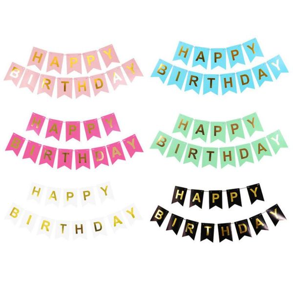 party decoration bunting happy birthday banner baby shower decorations po booth garland flags
party decoration bunting happy birthday banner baby shower decorations po booth garland flags
