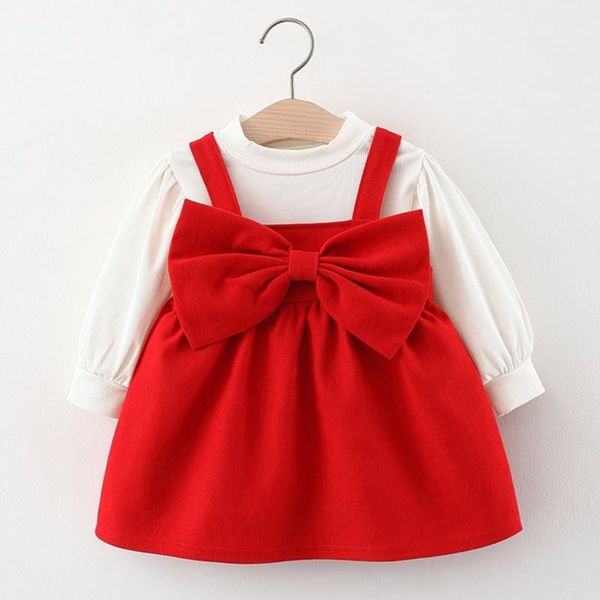 newborn infant clothes outfits long sleeve solid t-shirt bowknot sling princess dress baby girl clothes sets baby, White
newborn infant clothes outfits long sleeve solid t-shirt bowknot sling princess dress baby girl clothes sets baby, White