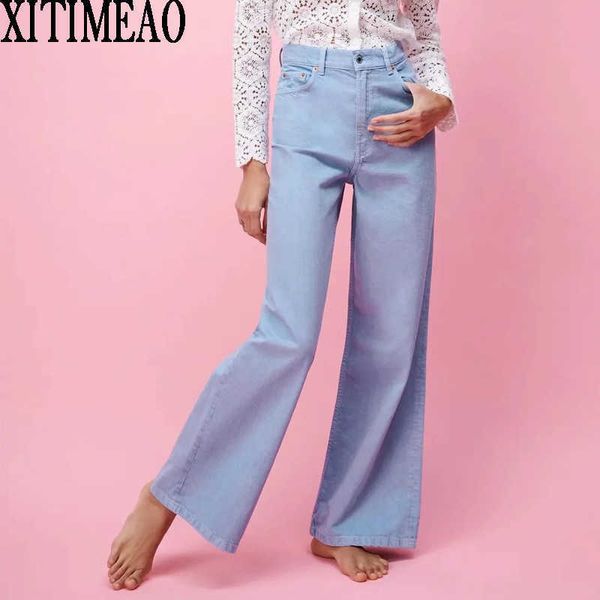za high waist loose comfortable jeans for women fashionable casual straight wide leg pants basic xitimeao 210604, Blue
za high waist loose comfortable jeans for women fashionable casual straight wide leg pants basic xitimeao 210604, Blue
