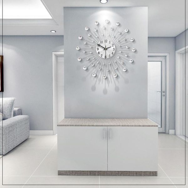 vintage metal crystal sunburst wall clock large morden wall clocks design home art decor
vintage metal crystal sunburst wall clock large morden wall clocks design home art decor