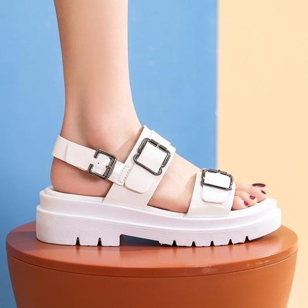 sandals summer pu buckle women platform solid color leisure students heel shoes gladiator outdoor beach for ladies, Black
sandals summer pu buckle women platform solid color leisure students heel shoes gladiator outdoor beach for ladies, Black