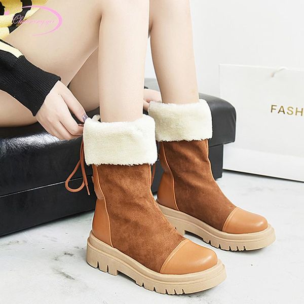 boots casual style 2021 winter warm round toe snow plush lace-up flock platform medium with ankle women's shoes big size, Black
boots casual style 2021 winter warm round toe snow plush lace-up flock platform medium with ankle women's shoes big size, Black