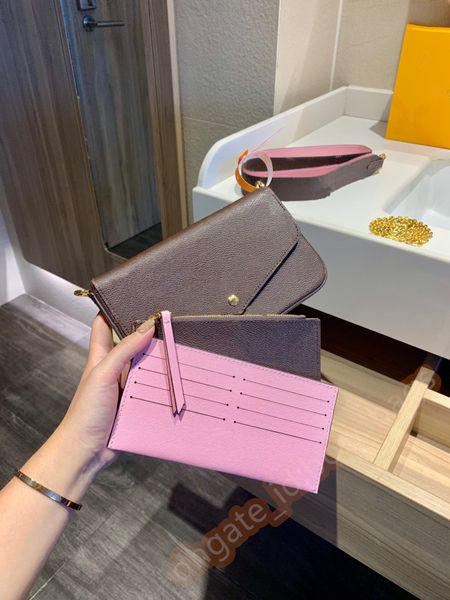 2021 fashion three-piece flap chain envelope bags cross body shoulder wallets luxurys designers women square zipper totes lady popular fresh, Red;black
2021 fashion three-piece flap chain envelope bags cross body shoulder wallets luxurys designers women square zipper totes lady popular fresh, Red;black
