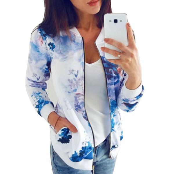 women's jackets plus size basic coat women autumn floral printed bomber long sleeve zipper casual outwear baseball jacket, Black;brown
women's jackets plus size basic coat women autumn floral printed bomber long sleeve zipper casual outwear baseball jacket, Black;brown