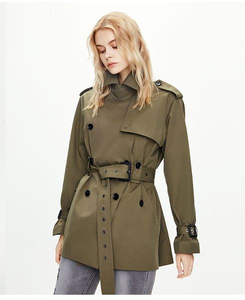 2021 womenspring sleeve down collar army green color women coat femme abrigo streetwear 3u3r, Tan;black
2021 womenspring sleeve down collar army green color women coat femme abrigo streetwear 3u3r, Tan;black
