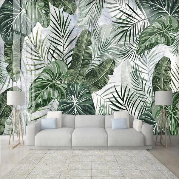wallpapers custom po 3d murals self adhesive tropical forest leaf marble pattern tv bedroom decoration painting background
wallpapers custom po 3d murals self adhesive tropical forest leaf marble pattern tv bedroom decoration painting background