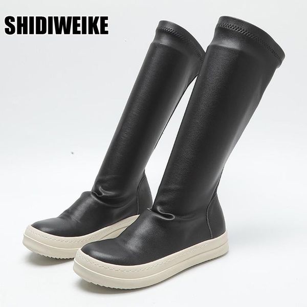 boots women's over-the-knee 2021 sweet girls shoes women pu leather elastic flat casual leisure student vc1631, Black
boots women's over-the-knee 2021 sweet girls shoes women pu leather elastic flat casual leisure student vc1631, Black