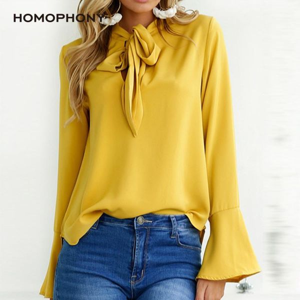 homophony elegant fashion solid blouse necktie splice flare sleeve bow office lady spring and summer blouse long sleeve, White
homophony elegant fashion solid blouse necktie splice flare sleeve bow office lady spring and summer blouse long sleeve, White