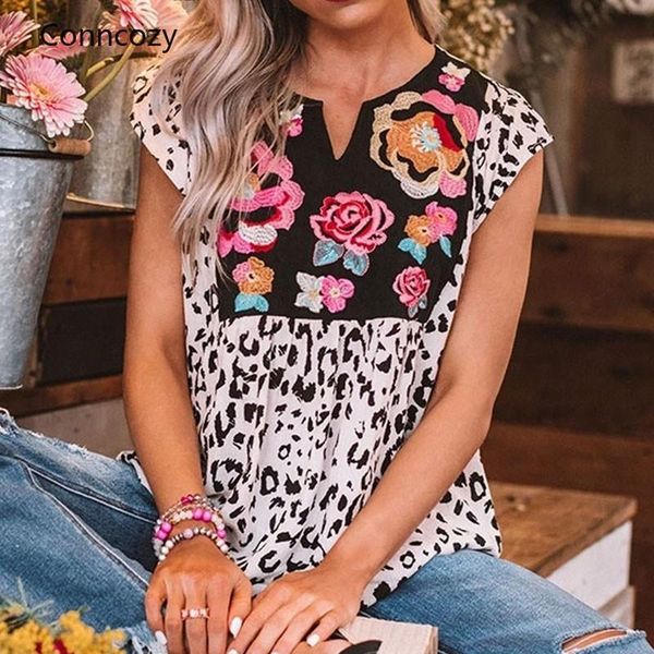 women's blouses & shirts 2021 clothing plus size s-3xl casual leopard v neck women summer blouse short sleeve floral print loose, White
women's blouses & shirts 2021 clothing plus size s-3xl casual leopard v neck women summer blouse short sleeve floral print loose, White